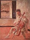 The Cellist Ricardo Pichot by Salvador Dali